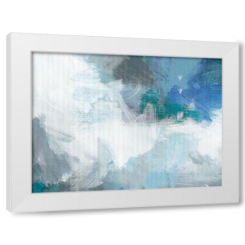 Urban Cool White Modern Wood Framed Art Print by King