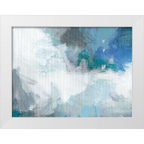 Urban Cool White Modern Wood Framed Art Print by King
