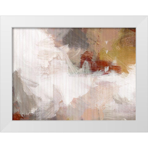 Urban Fall White Modern Wood Framed Art Print by King