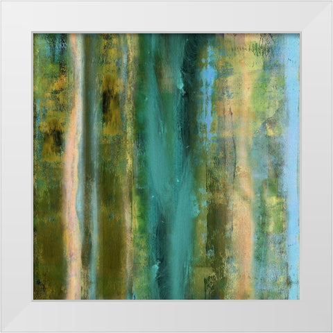 Inverse 180 I White Modern Wood Framed Art Print by King