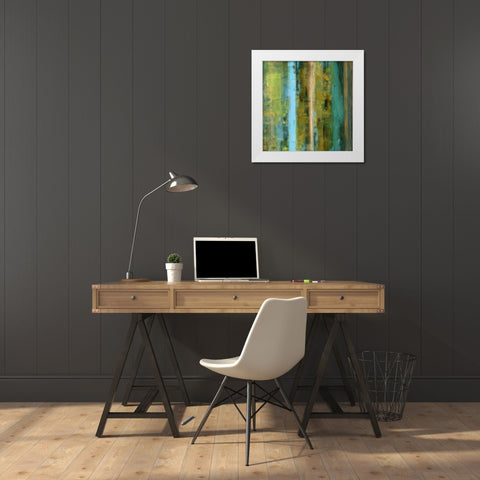Inverse 180 II White Modern Wood Framed Art Print by King
