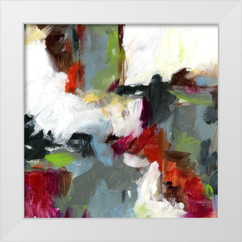 Urban I White Modern Wood Framed Art Print by King