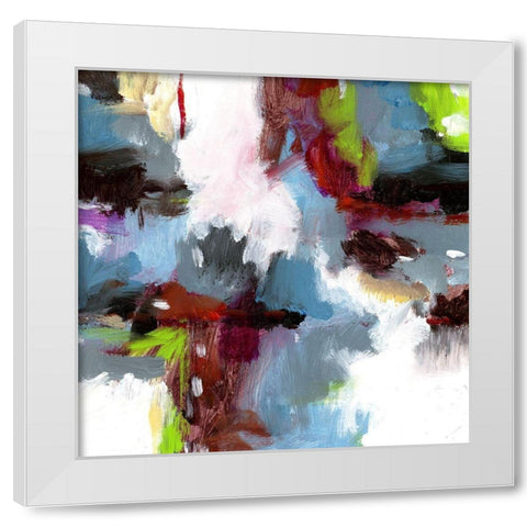 Urban IV White Modern Wood Framed Art Print by King