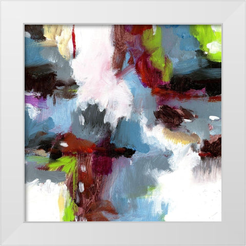 Urban IV White Modern Wood Framed Art Print by King