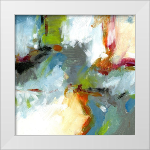 Urban VI White Modern Wood Framed Art Print by King