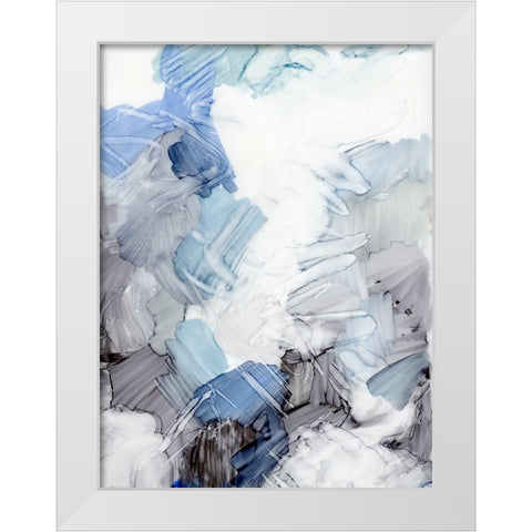 Freeze Frame II White Modern Wood Framed Art Print by King