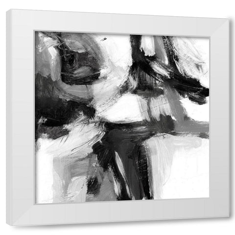 Night Wind I White Modern Wood Framed Art Print by King