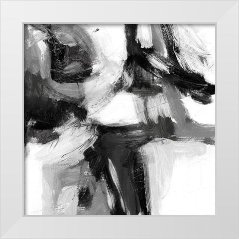 Night Wind I White Modern Wood Framed Art Print by King
