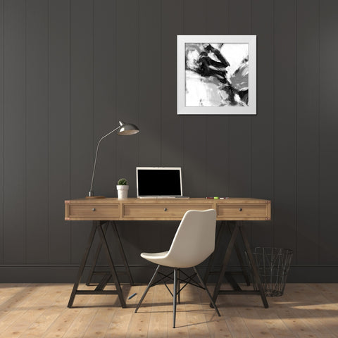 Night Wind II White Modern Wood Framed Art Print by King