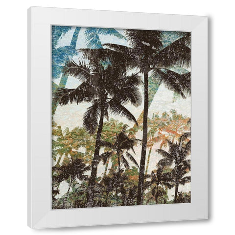 Coastal Shadows I White Modern Wood Framed Art Print by Nola