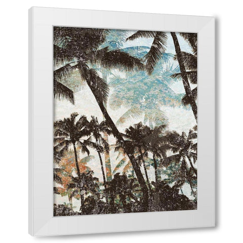 Coastal Shadows II White Modern Wood Framed Art Print by Nola