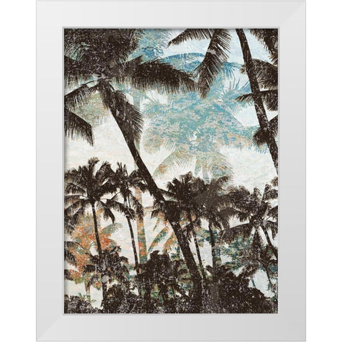 Coastal Shadows II White Modern Wood Framed Art Print by Nola