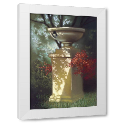My Neighbors Yard II White Modern Wood Framed Art Print by Ricci