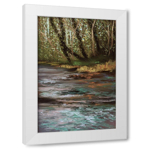 Spring Break I White Modern Wood Framed Art Print by Ricci