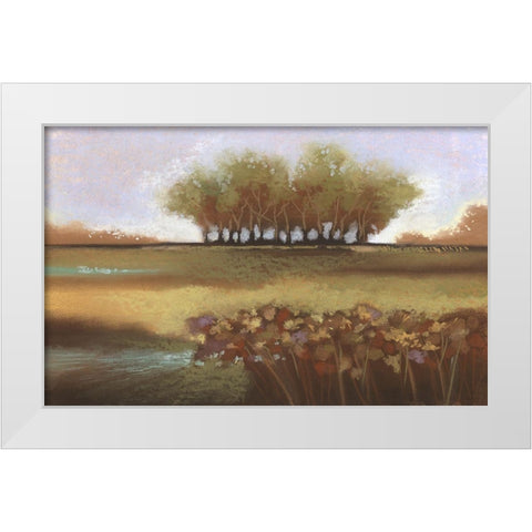 Tomorrow II White Modern Wood Framed Art Print by Ricci