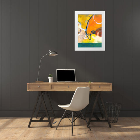 Fruit Salad II White Modern Wood Framed Art Print by Scott