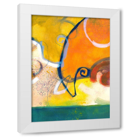 Fruit Salad II White Modern Wood Framed Art Print by Scott