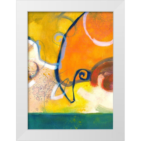 Fruit Salad II White Modern Wood Framed Art Print by Scott