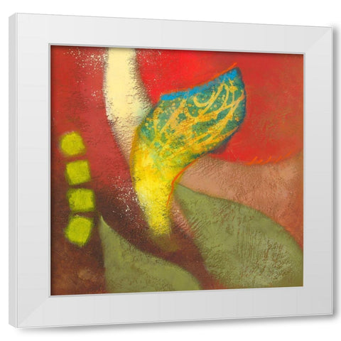 Night Bloom II White Modern Wood Framed Art Print by Scott