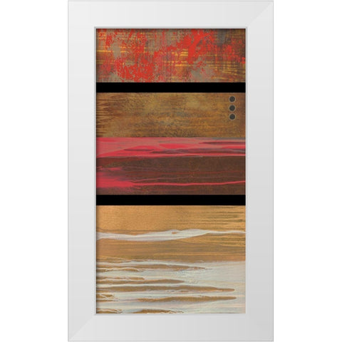 Wood Hues II White Modern Wood Framed Art Print by Scott