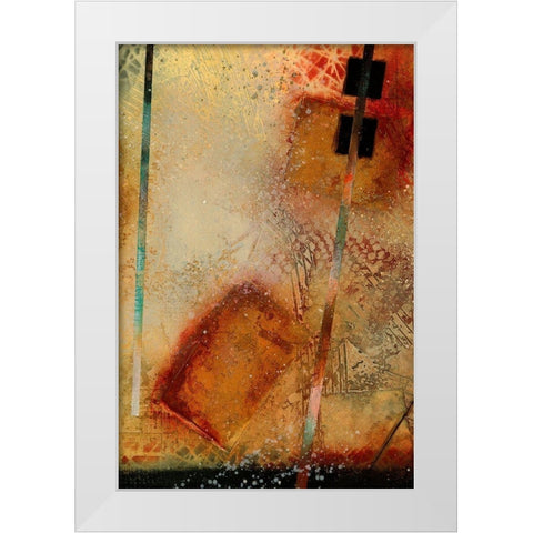 Aerial View Study I White Modern Wood Framed Art Print by Scott