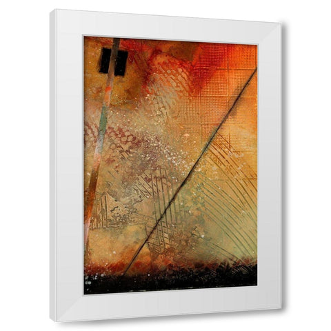 Aerial View Study II White Modern Wood Framed Art Print by Scott