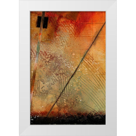 Aerial View Study II White Modern Wood Framed Art Print by Scott