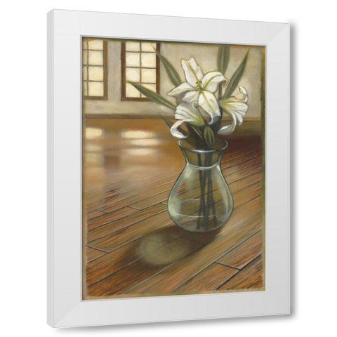 Good Night White Modern Wood Framed Art Print by Scott