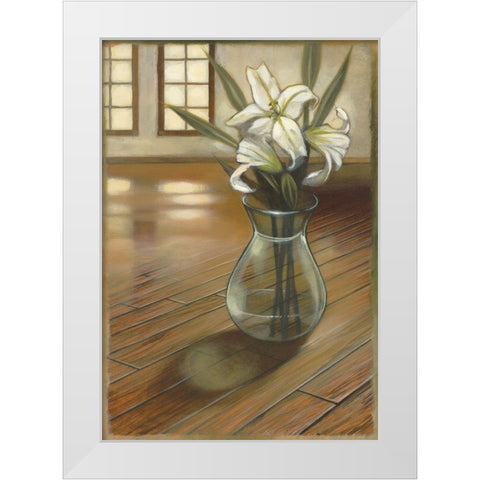 Good Night White Modern Wood Framed Art Print by Scott