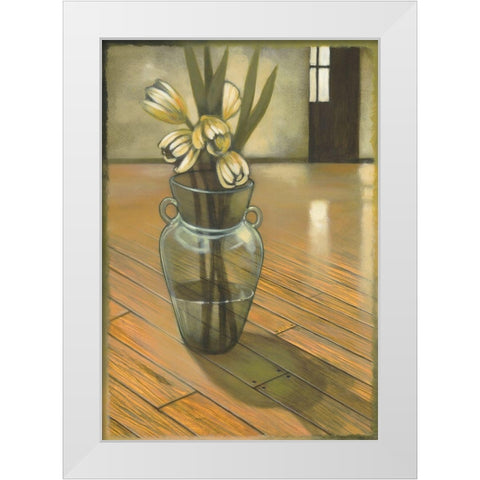 Good Morning White Modern Wood Framed Art Print by Scott