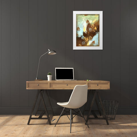 Good Fortune II White Modern Wood Framed Art Print by Scott