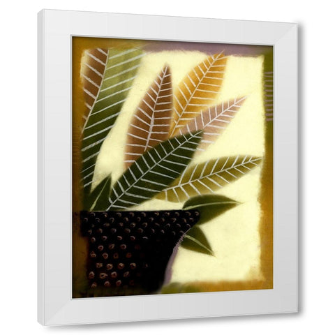 Polka Dot II White Modern Wood Framed Art Print by Scott