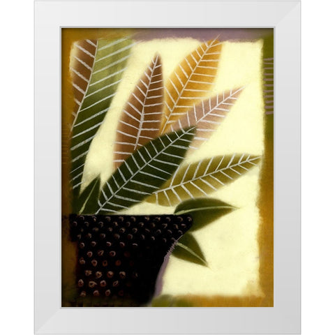Polka Dot II White Modern Wood Framed Art Print by Scott
