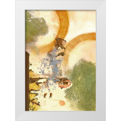 Ringmaster II White Modern Wood Framed Art Print by Scott