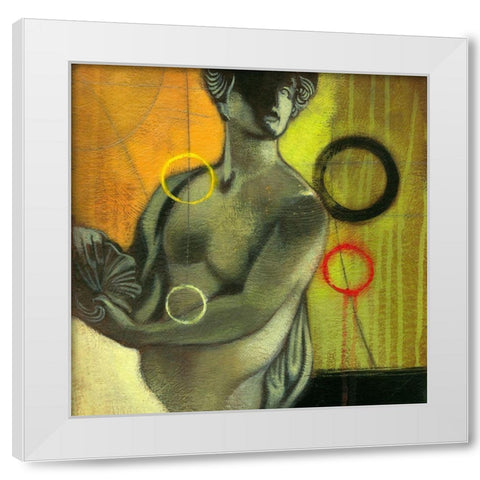 Romans II White Modern Wood Framed Art Print by Scott