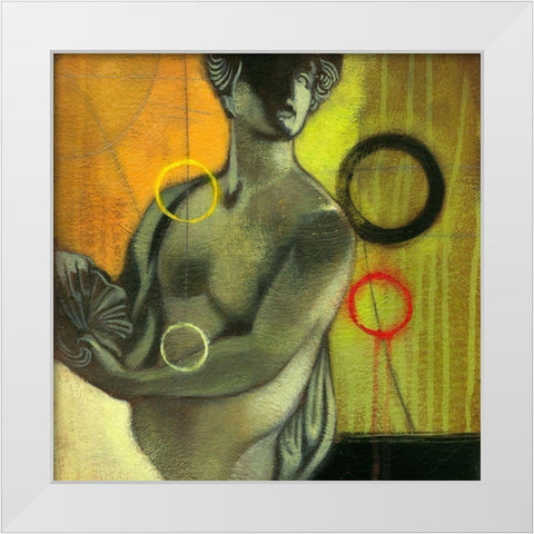 Romans II White Modern Wood Framed Art Print by Scott