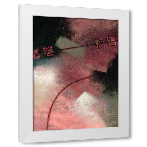 Southwind White Modern Wood Framed Art Print by Scott
