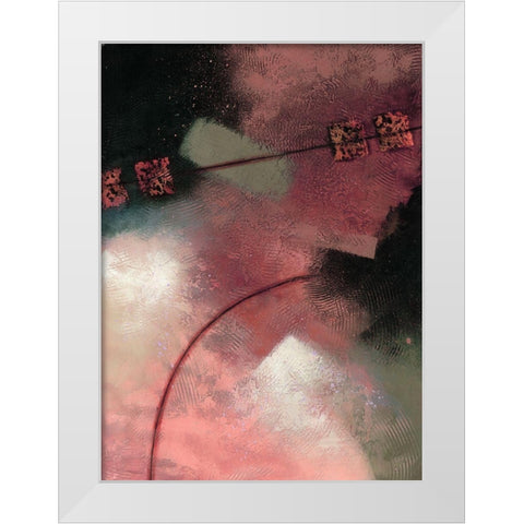 Southwind White Modern Wood Framed Art Print by Scott