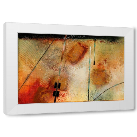 Aerial View White Modern Wood Framed Art Print by Scott