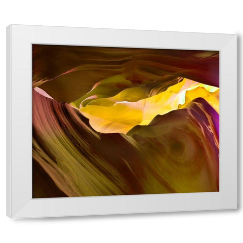 Arizona Rocks I White Modern Wood Framed Art Print by Tripp