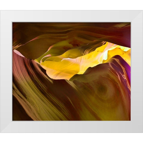 Arizona Rocks I White Modern Wood Framed Art Print by Tripp