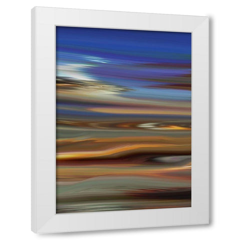 Skid I White Modern Wood Framed Art Print by Tripp