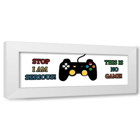 Game White Modern Wood Framed Art Print by Phillip, Jamie