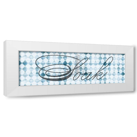 Soak White Modern Wood Framed Art Print by Phillip, Jamie