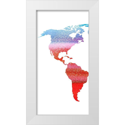 Travel White Modern Wood Framed Art Print by Phillip, Jamie