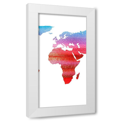 Travel 2 White Modern Wood Framed Art Print by Phillip, Jamie