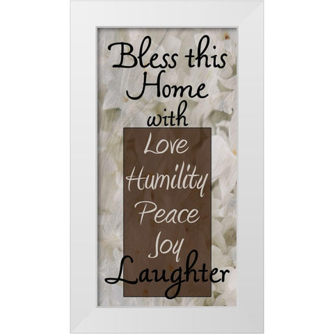 Heaven White Modern Wood Framed Art Print by Phillip, Jamie