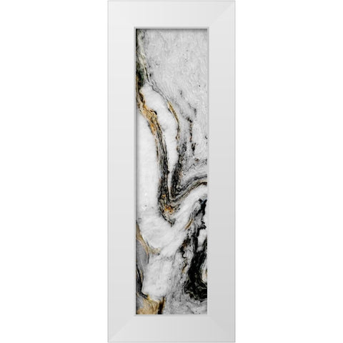 Golden 1 White Modern Wood Framed Art Print by Phillip, Jamie