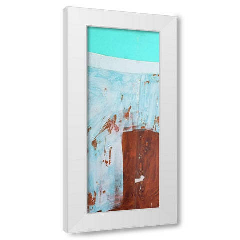 Double Brush Strokes 4 White Modern Wood Framed Art Print by Phillip, Jamie