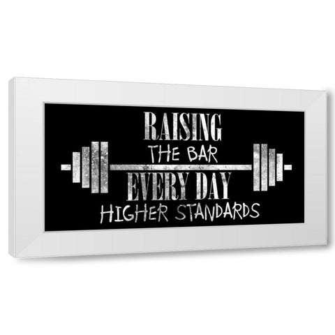 Gym 1 White Modern Wood Framed Art Print by Phillip, Jamie